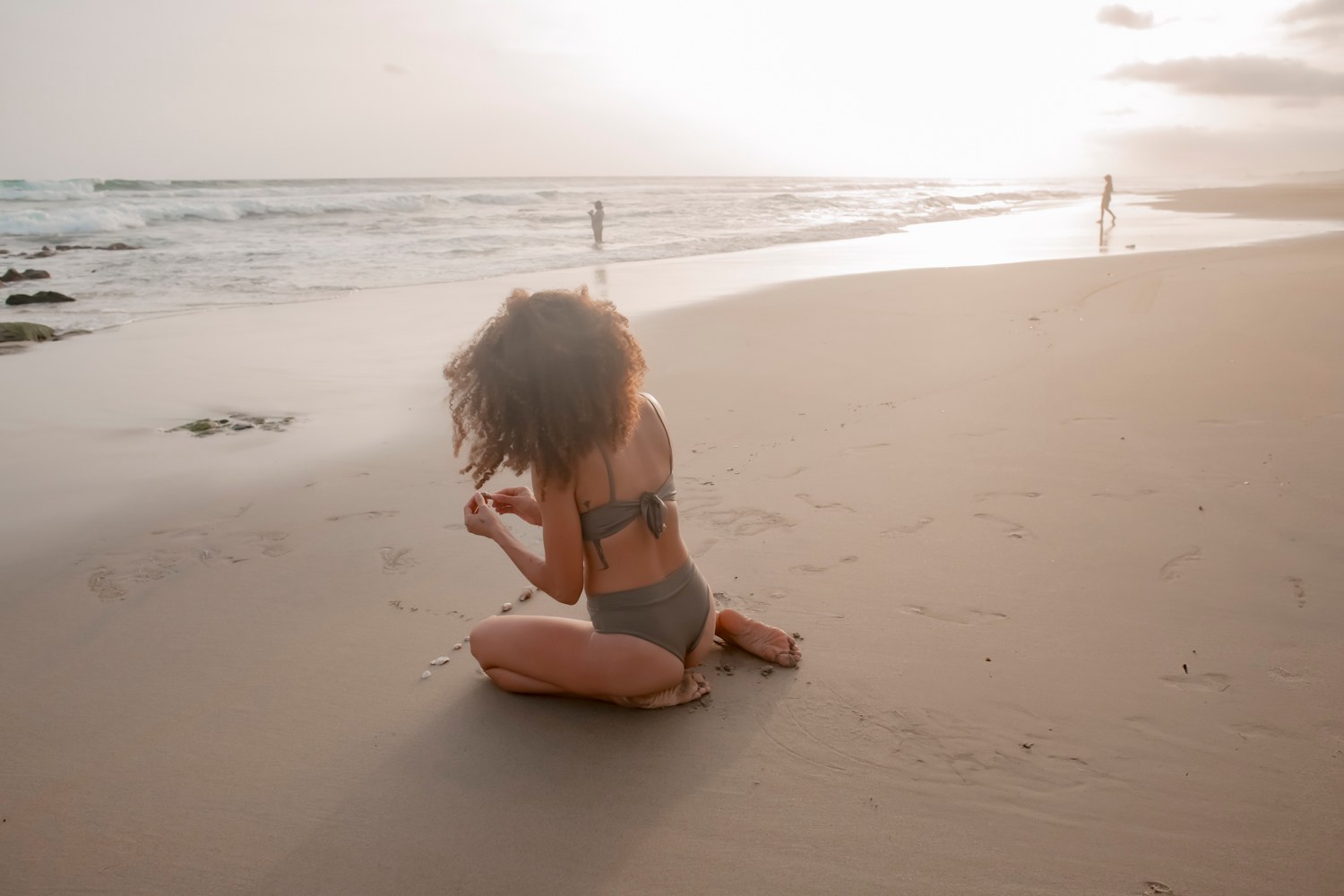 Natural beach photoshoot in Puerto Escondido