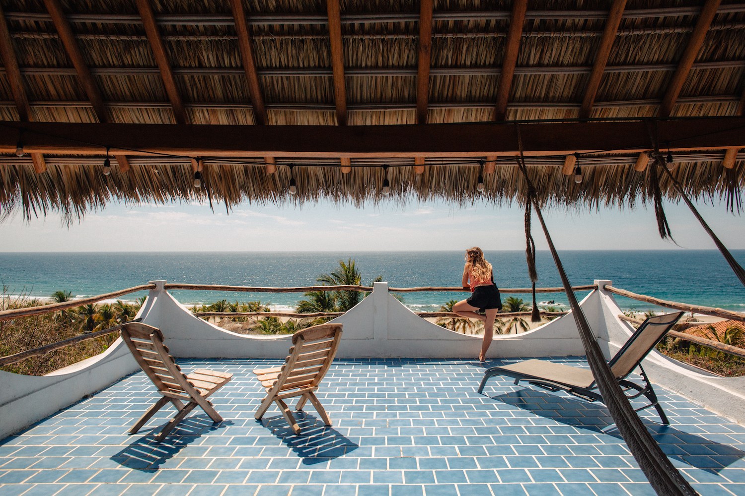 Detalle de interior y hospitalidad en Puerto Escondido