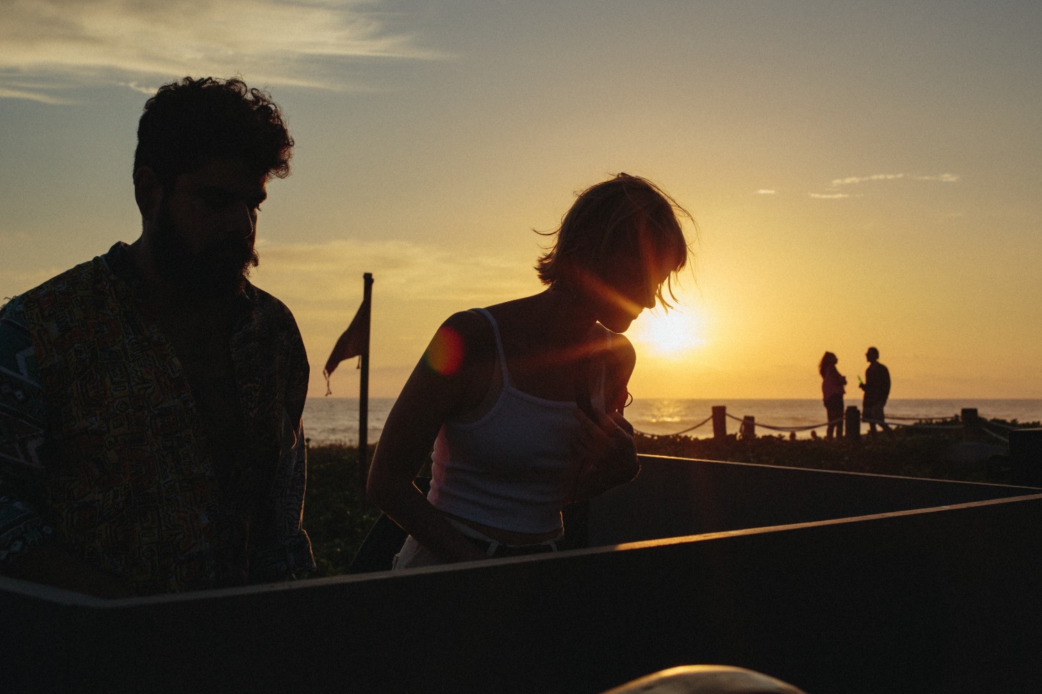 DJ durante una presentación en Puerto Escondido