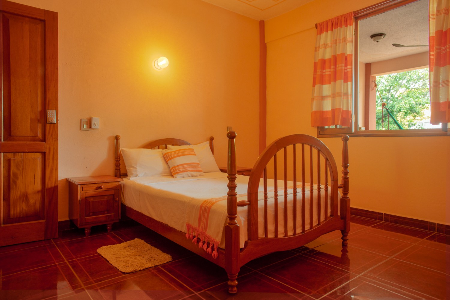 Habitación doble estándar con aire acondicionado en La Casona Hostel