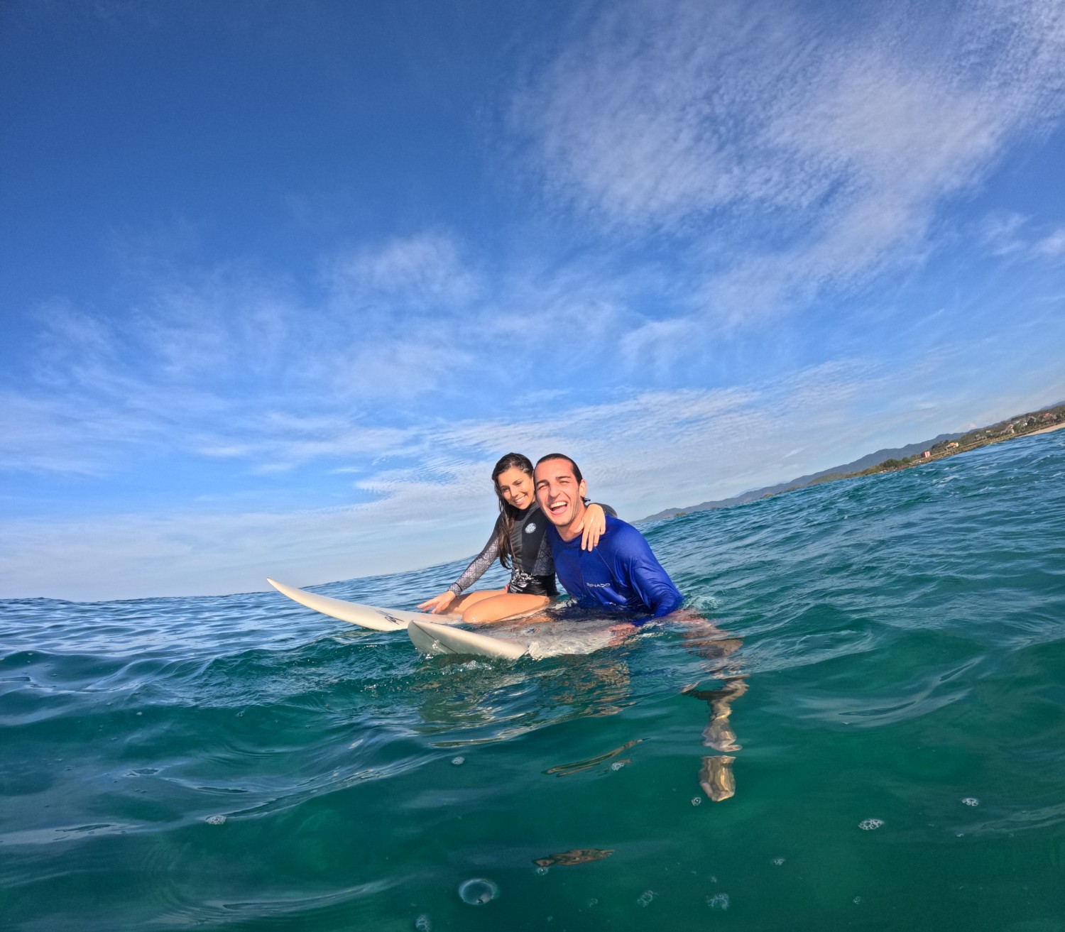 Clase privada de surf para parejas en Puerto Escondido