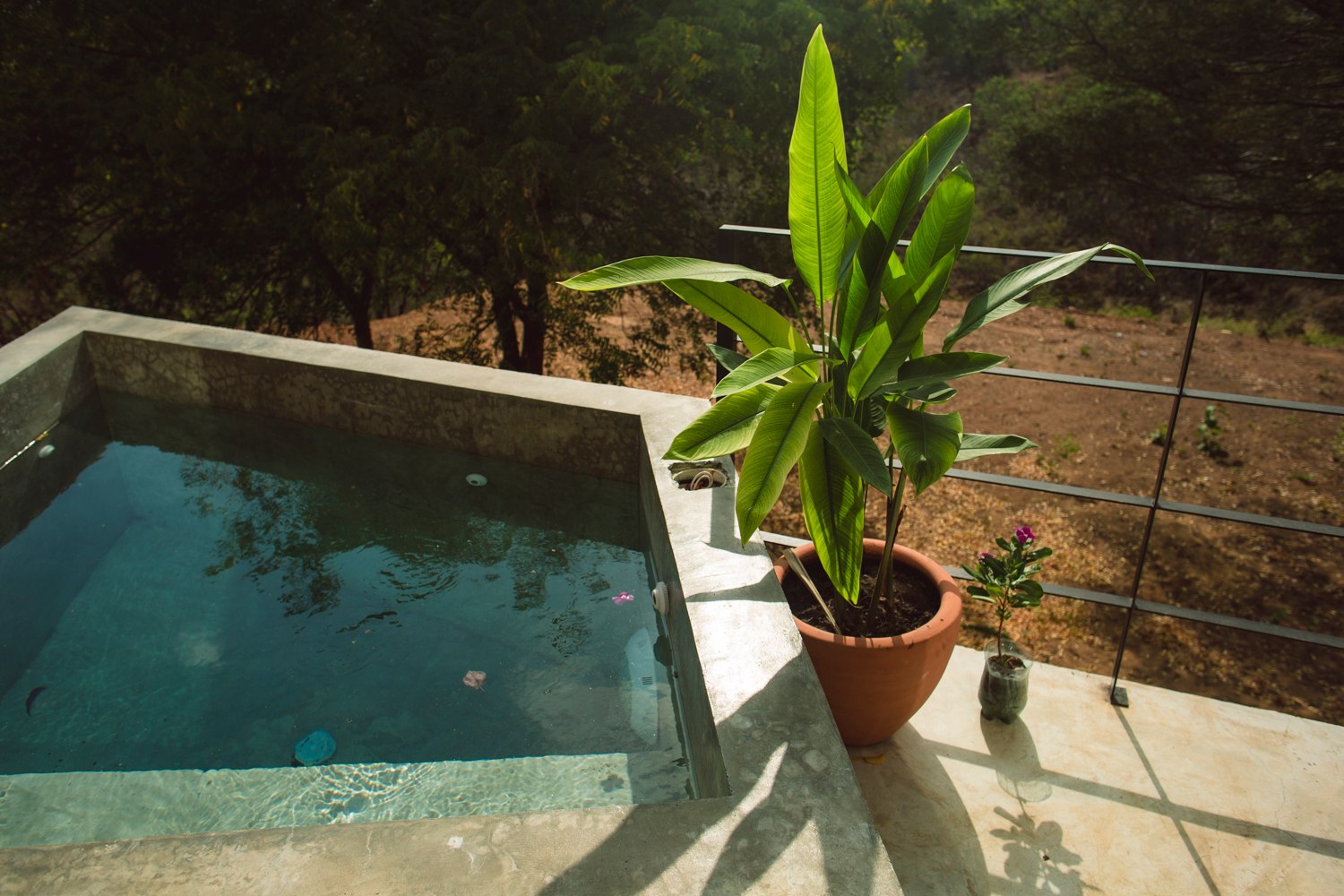 Balcony Jacuzzi at sunset