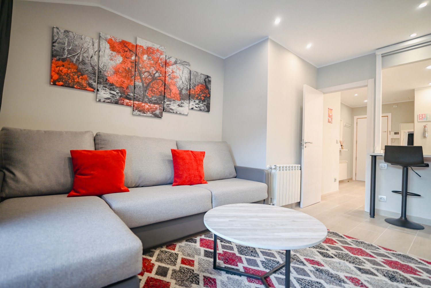 Vista alternativa del apartamento de 1 habitación con terraza