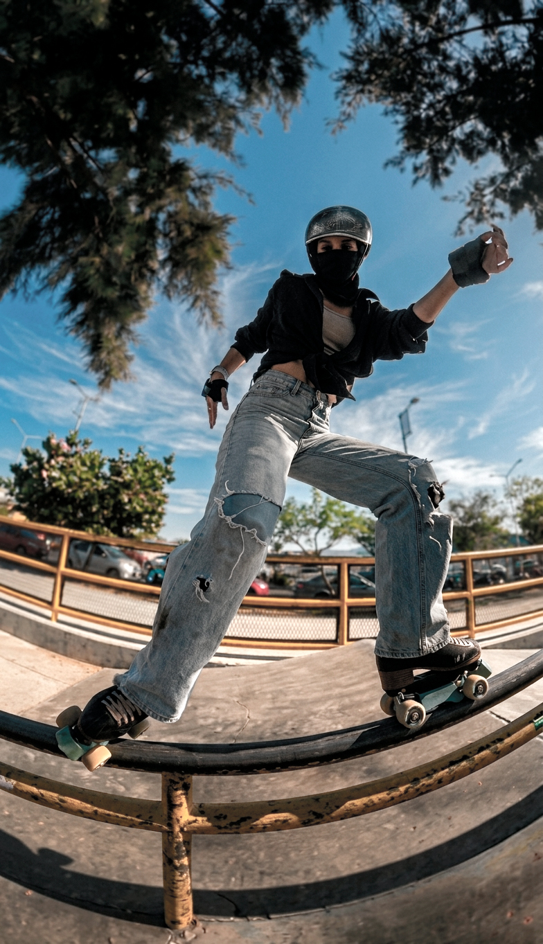 Marisol Tamayo, instructora de mini rampa en TropiQuad 2026