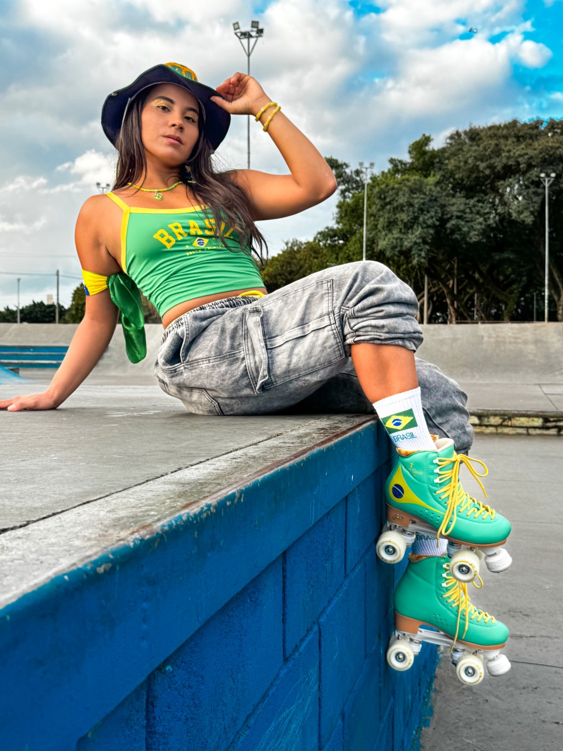 Lucienne Alcantara, instructora de roller dance en TropiQuad 2026