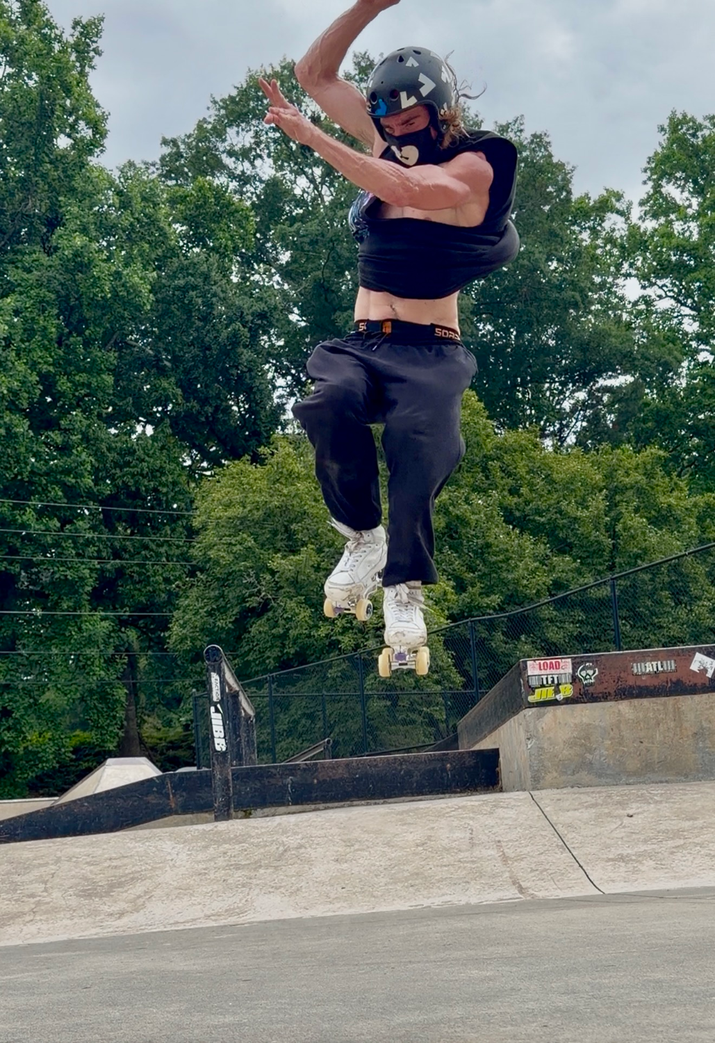 Eric Meow, instructor del taller de street en TropiQuad 2026